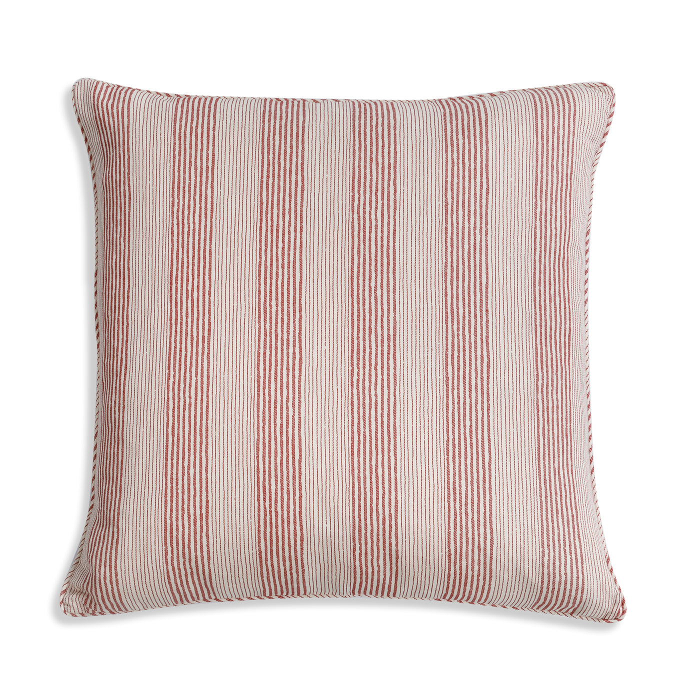 Fermoie Red Ticking Stripe Pillow