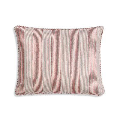 Fermoie Cushion in Red Ticking