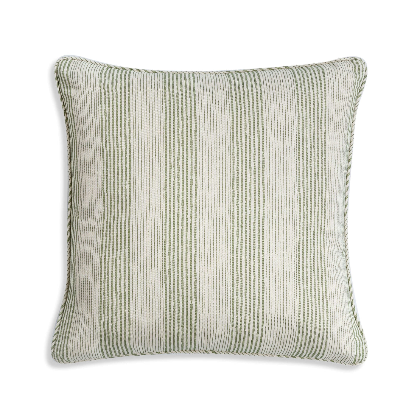 Green Fermoie Stripe Pillow