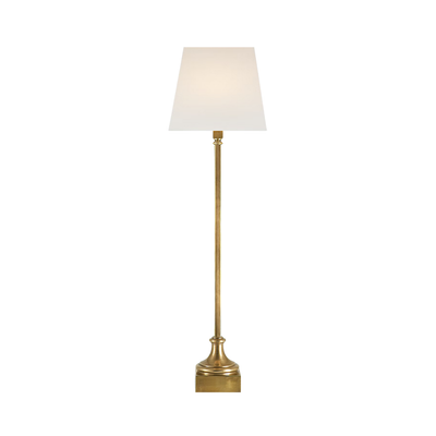 Cawdor Buffet Lamp in Antique-Burnished Brass