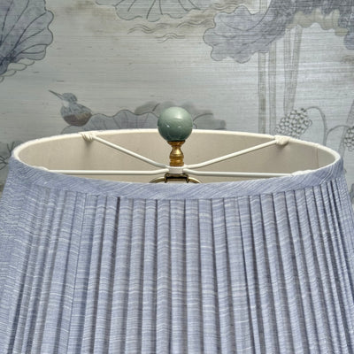 Celadon Porcelain Large Ball Finial Close Up