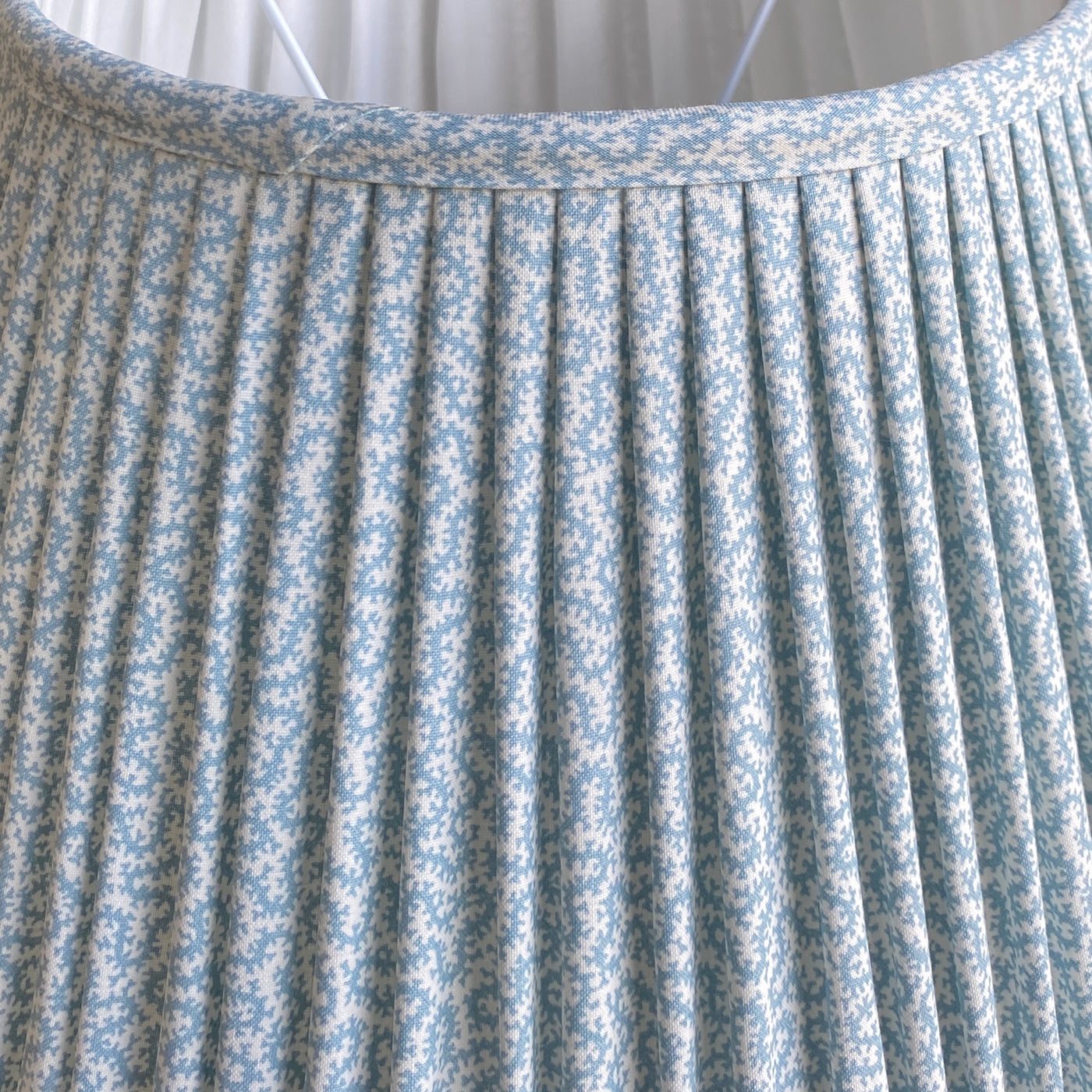 Ian Sanderson Chalk Blue Lampshade Close Up