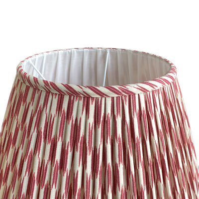 Ian Sanderson red and white lampshade