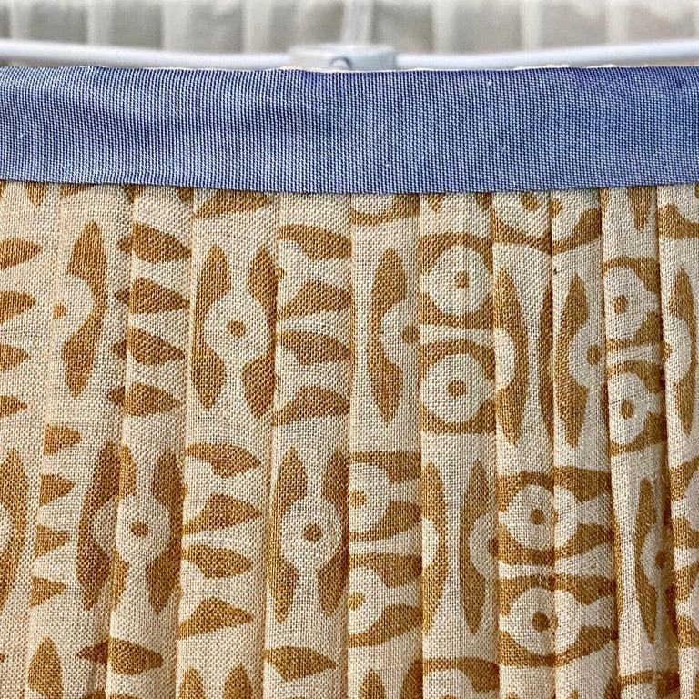 Penny Morrison cinnamon tribal lampshade close up