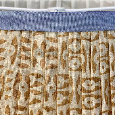Penny Morrison cinnamon tribal lampshade close up