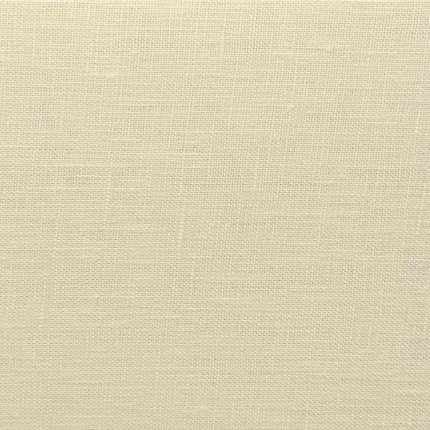 Close up of Linen Rolled Edge Tapered Rectangle Lampshade in Egg