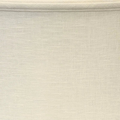Close up Linen Rounded Square Bell Lampshade - Egg