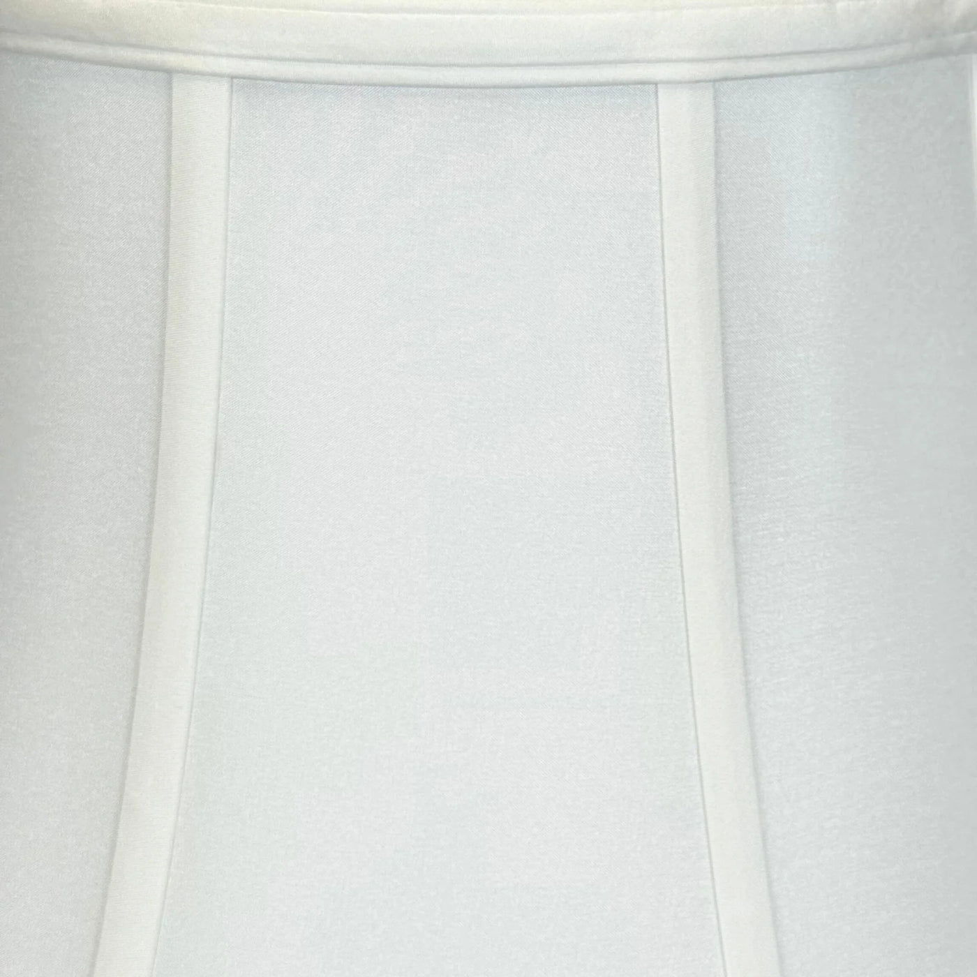 Close up Silk Shallow Bell Lampshade - Bone