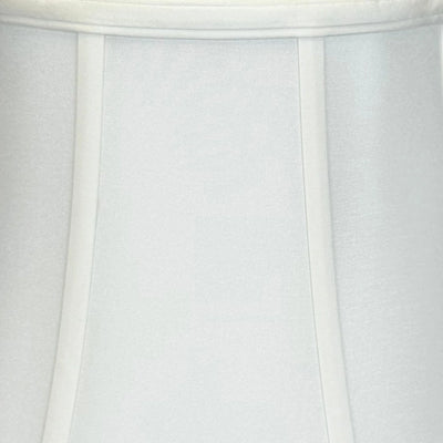 Close up Silk Shallow Bell Lampshade - Bone