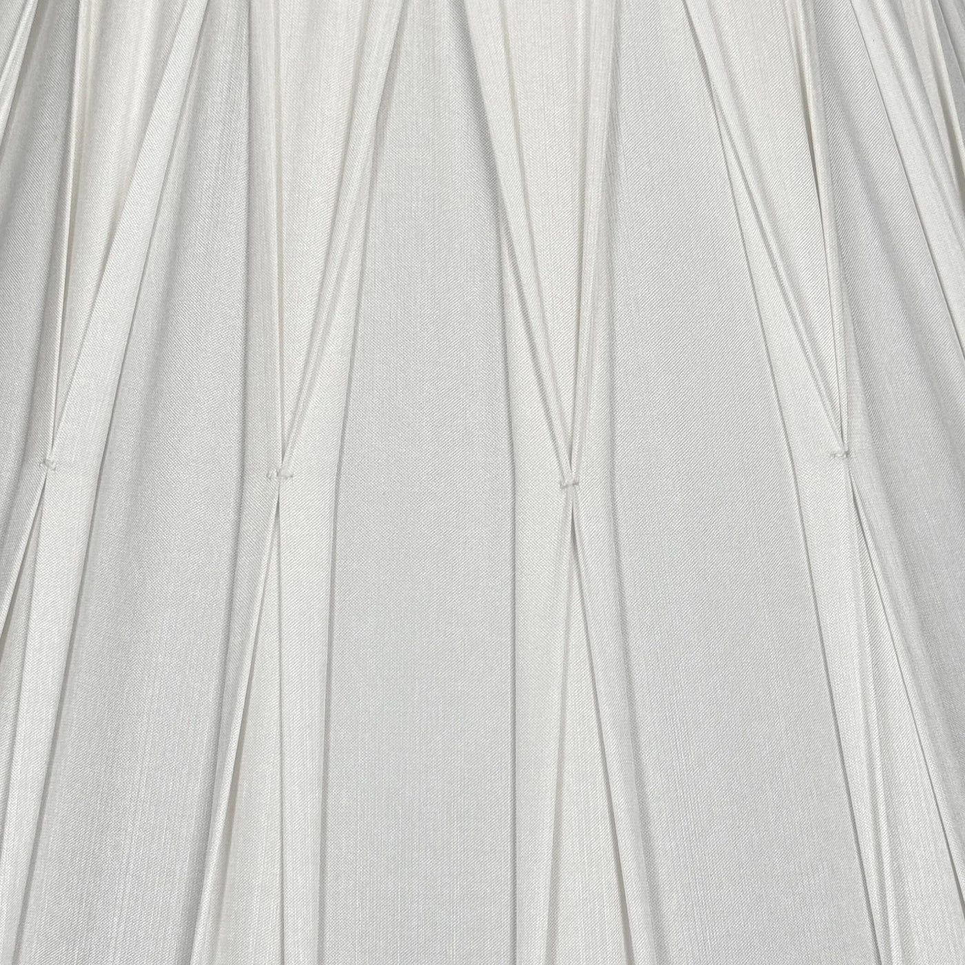 Smocked Pleat Silk Lampshade close up