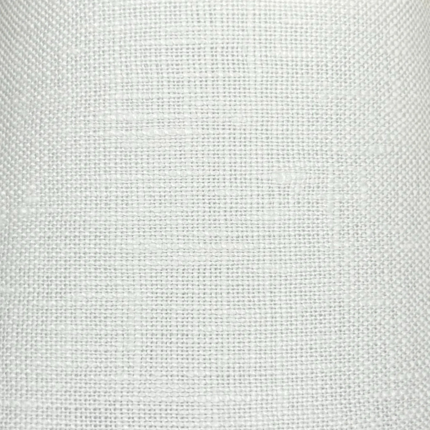close up of Linen Rolled Edge Candle Empire Chandelier Shade in Bone