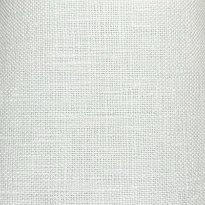close up of Linen Rolled Edge Candle Empire Chandelier Shade in Bone