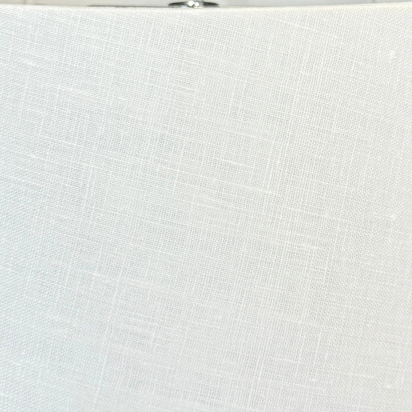 Close Up Linen Rolled Edge Modern Square Lampshade - Bone