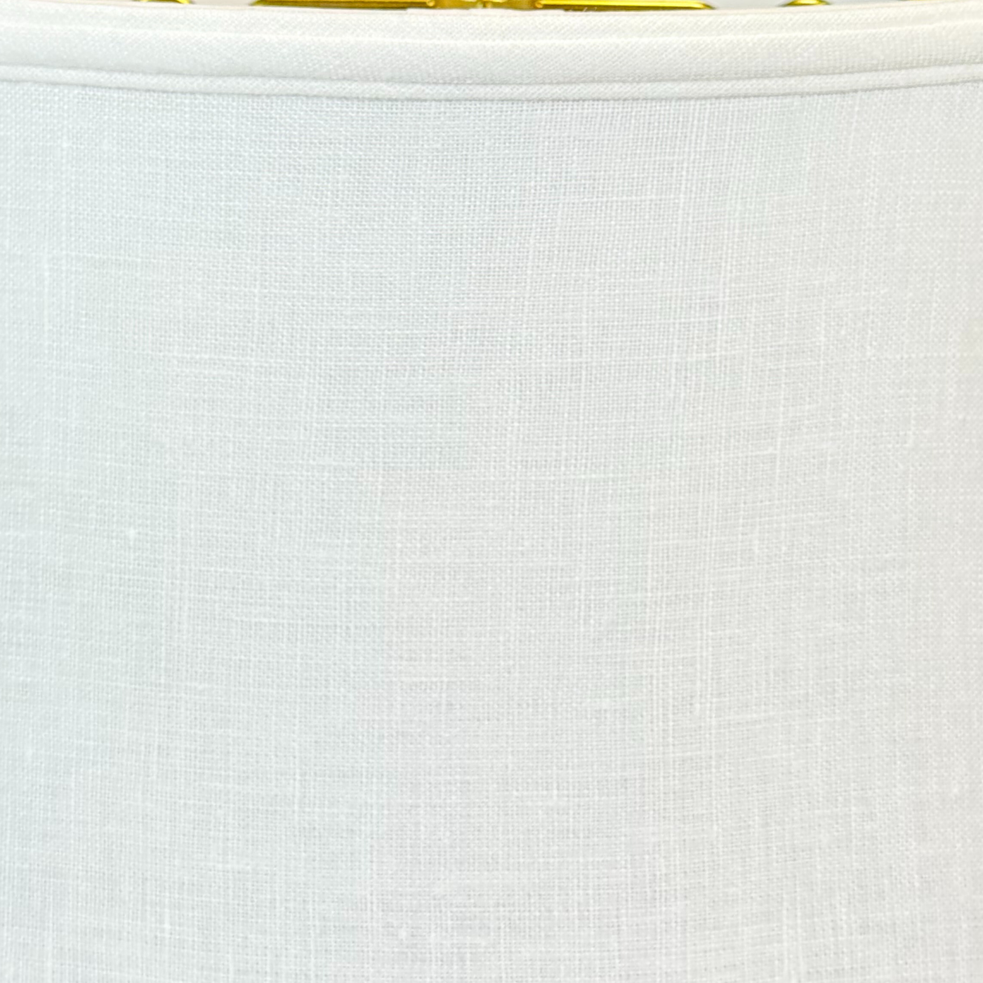 Linen Rounded Square Bell Lampshade - Bone