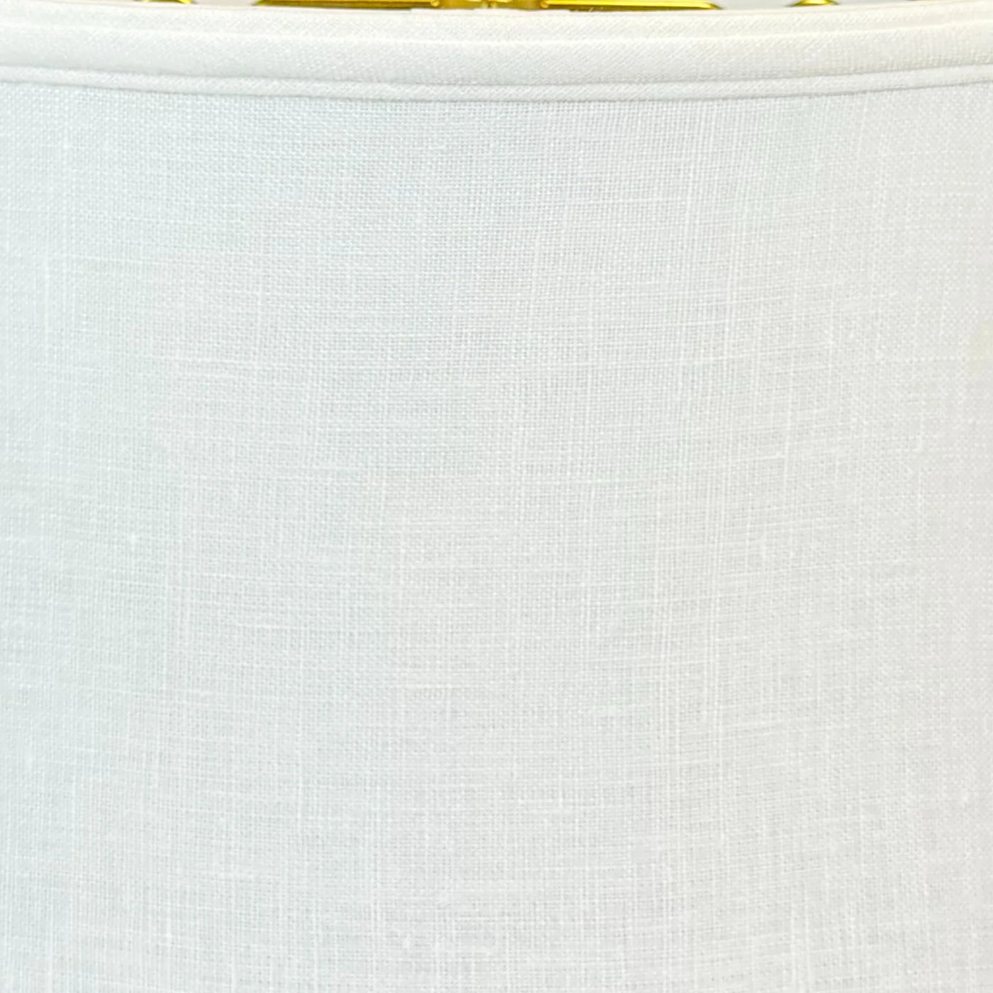 Linen Rounded Square Bell Lampshade - Bone