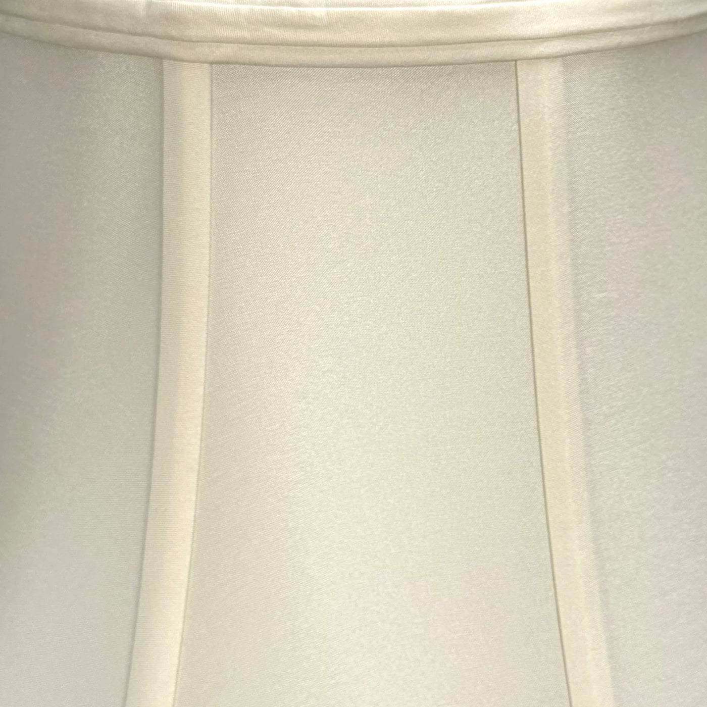 Up close Egg Silk Shallow Bell Lampshade