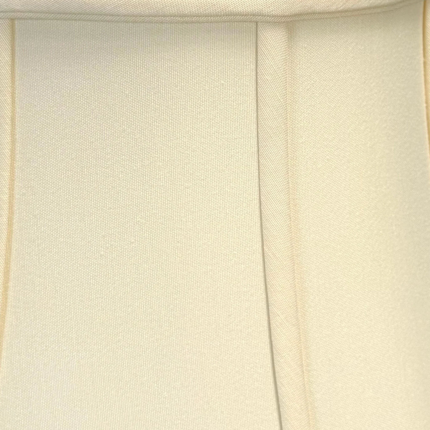 Close up of Slubless Silk Antique Bell Lampshade