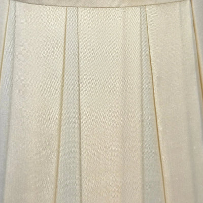 Close Up fabric Sugar Box Pleat Silk Chandelier Shade