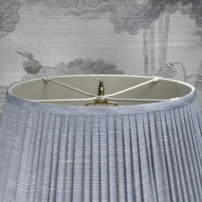 Column Style Brass Finial in Antique Brass Close Up