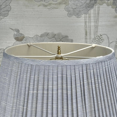 Column Style Brass Finial in Polished Brass Close Up