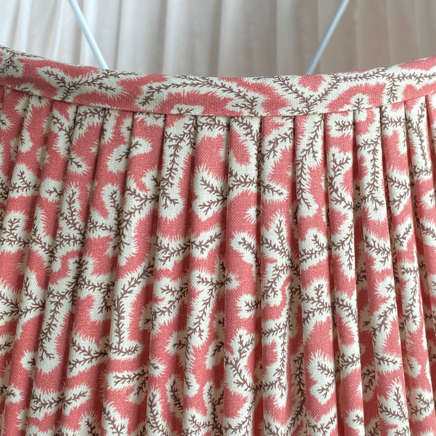 Ian Sanderson Coral Dulcie Lampshade close up