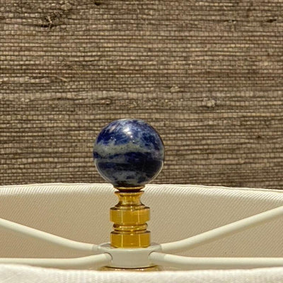Blue Sodalite Stone Ball Finial