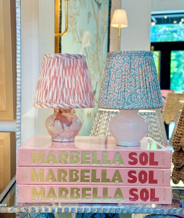 Dusty pink table lamp hotsell