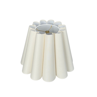 Egg Out Scallop Linen Hardback Lampshade