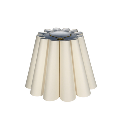 Egg Out Scallop Linen Hardback Lampshade