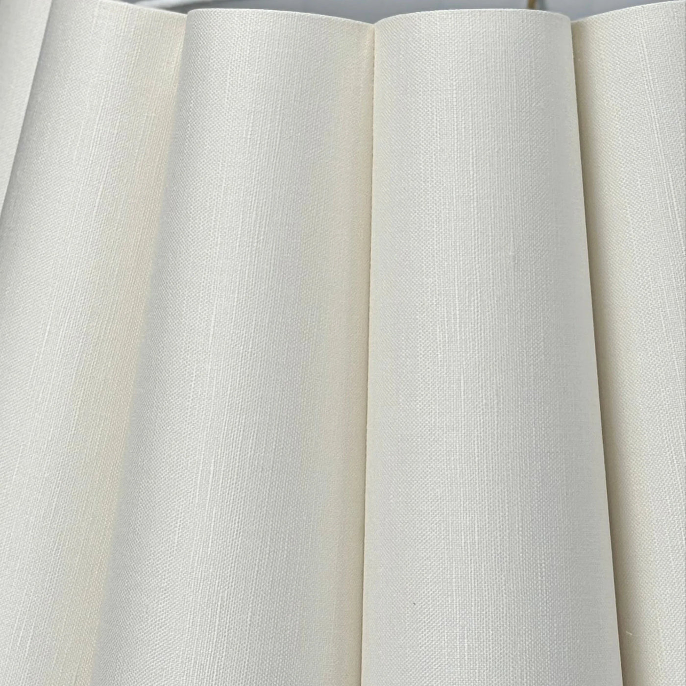 Egg Out Scallop Linen Hardback Lampshade