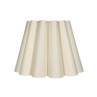 Egg Out Scallop Linen Hardback Lampshade