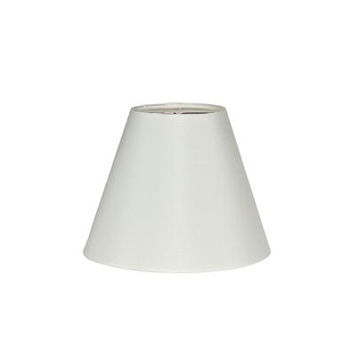 Silk Rolled Edge Candle Empire Chandelier Shade - Bone