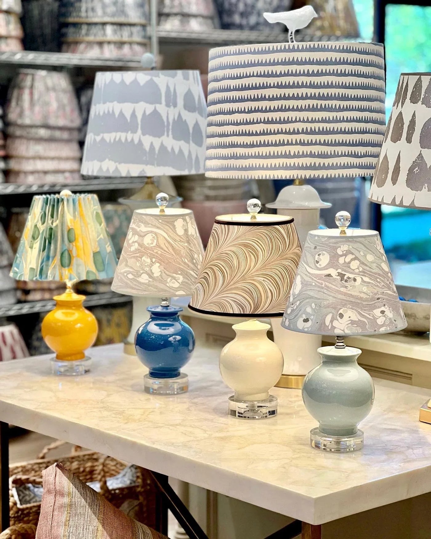 Mini White Porcelain Lamp