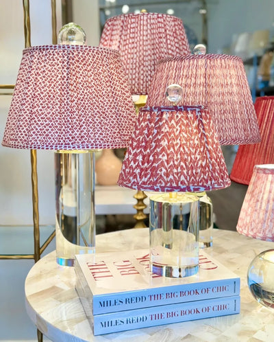 Fermoie Red Lampshades