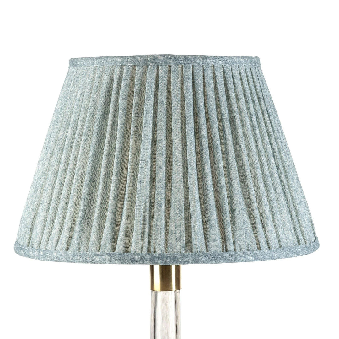 Fermoie Blue Figured Lampshade