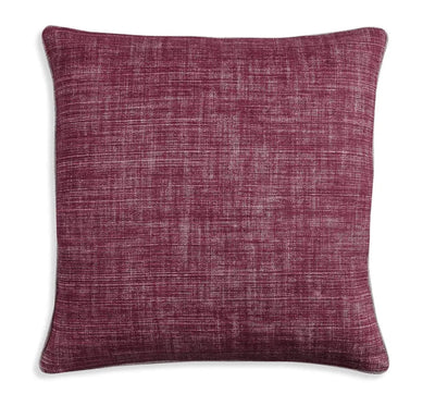 Square Fermoie cushion in Back to the Fuchsia fabric linen