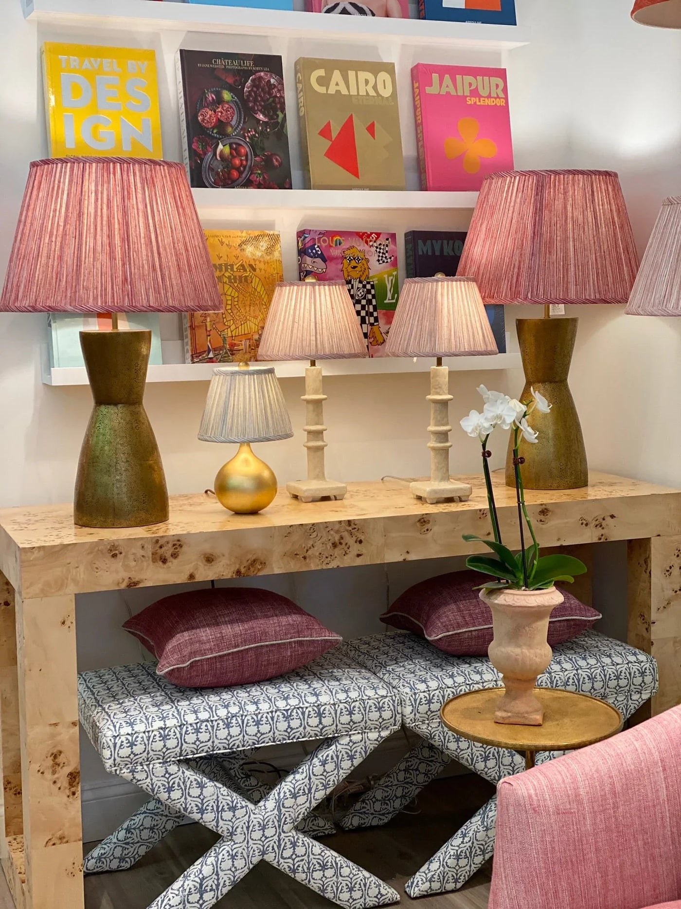 Fermoie strie lampshades