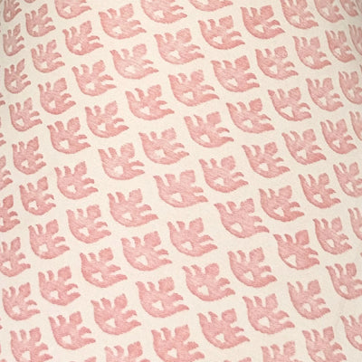 Fortuny - Canestrelli in Powder Pink & White Fabric Lampshade