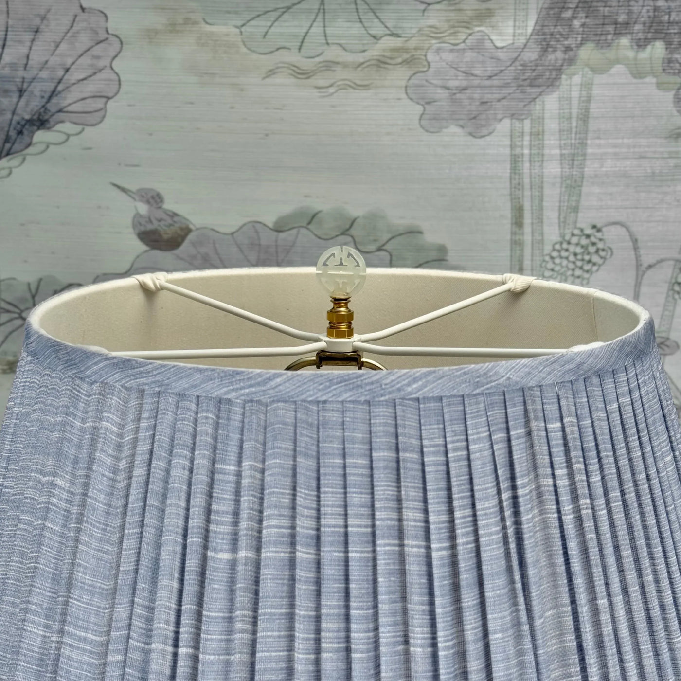 Genuine Green Jade Finial Close Up