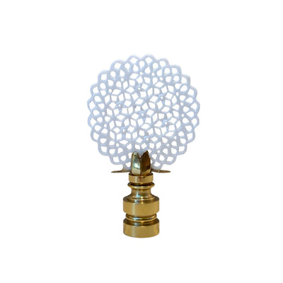 Genuine Hand-Carved Bone Finial