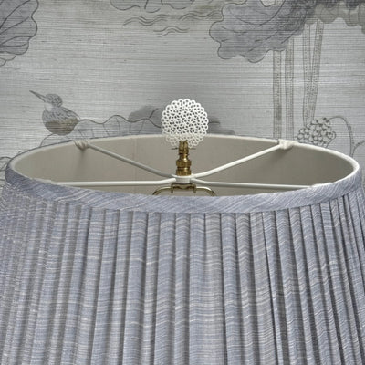 Genuine Hand-Carved Bone Finial Close Up