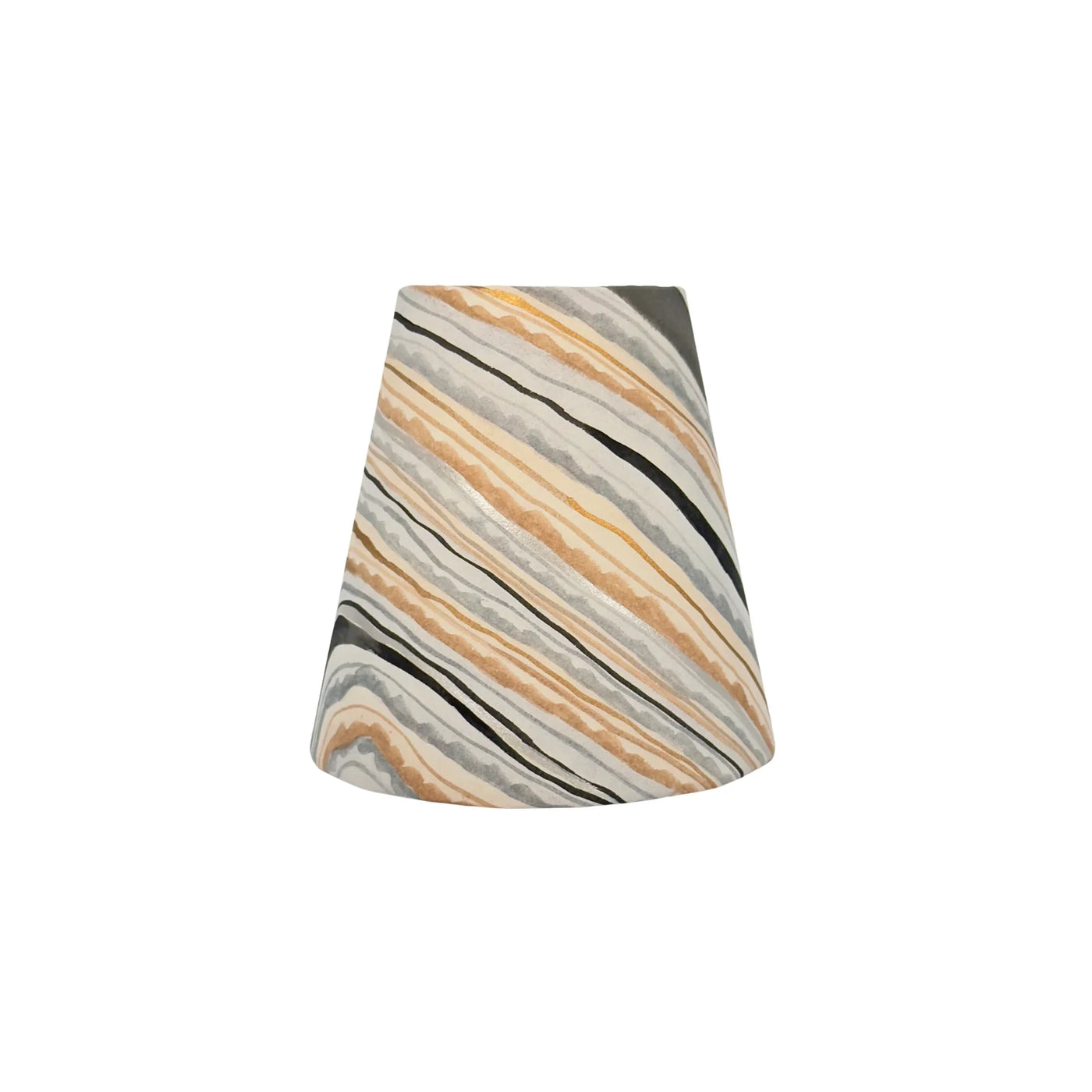 Gracie - Handpainted Marble Wallpaper Chandelier Shade