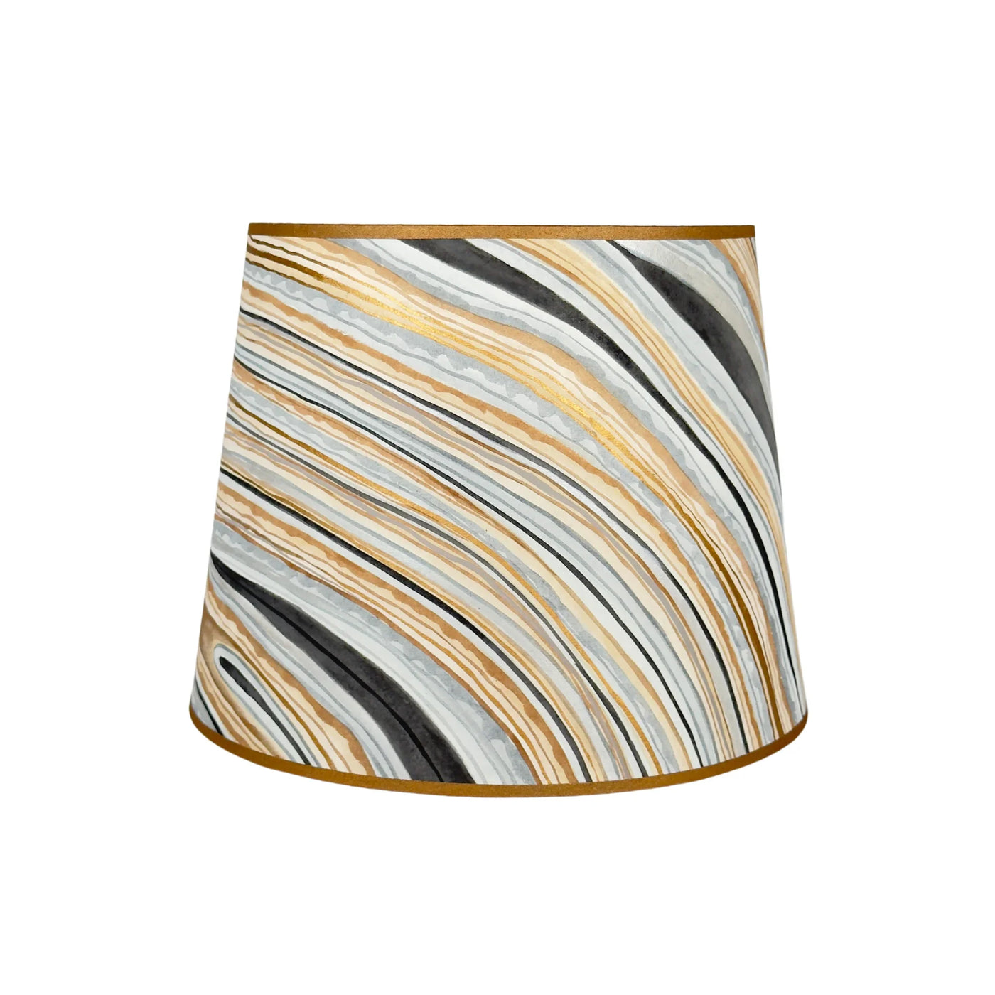 Gracie - Handpainted Marble Wallpaper Lampshade