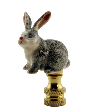 Grey Rabbit Finial