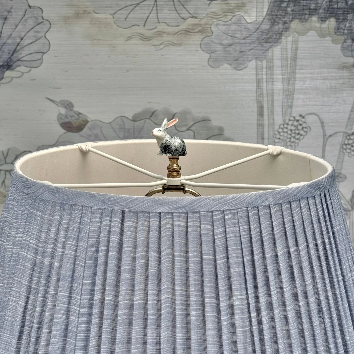 Gray Rabbit Finial Close up 