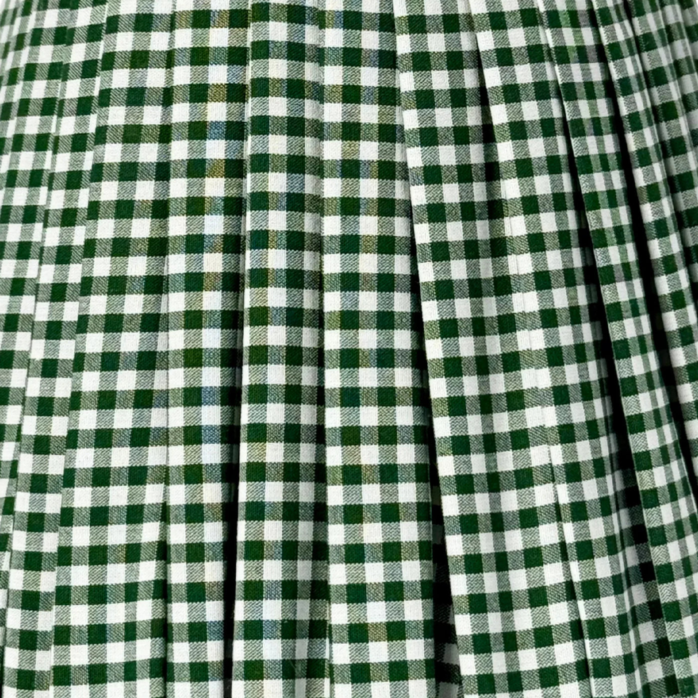 Green Gingham Lampshade for Poldina Pro & Pro Mini Close Up 