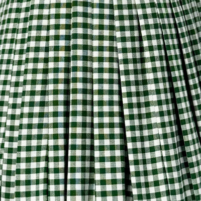 Green Gingham Lampshade for Poldina Pro & Pro Mini Close Up 