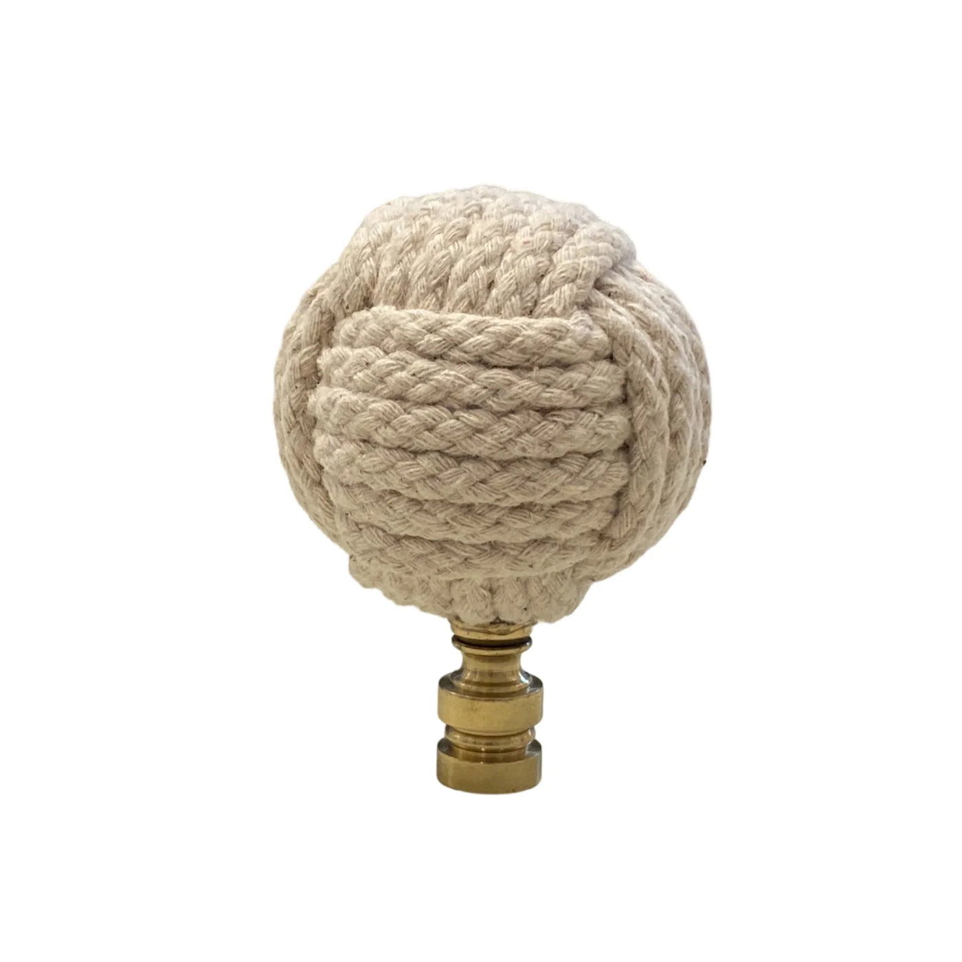 Hand-Woven Rope Ball Finial