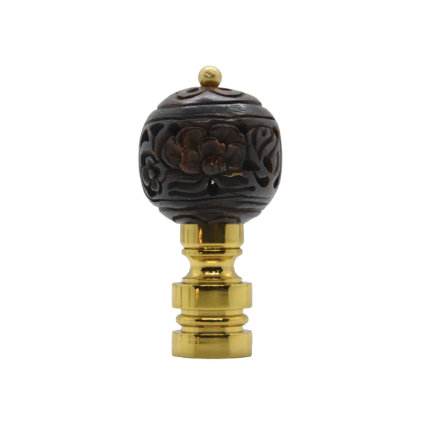 Hand Carved Genuine Bone Finial