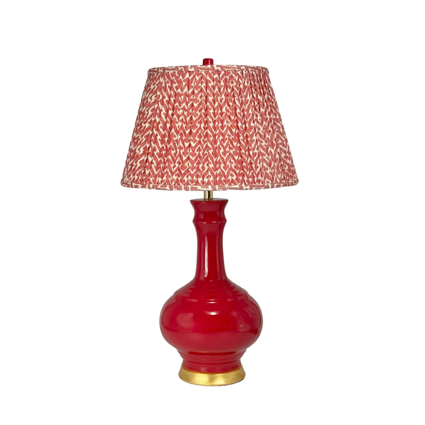 Hwang Bishop Chai Table Lamp in Chili